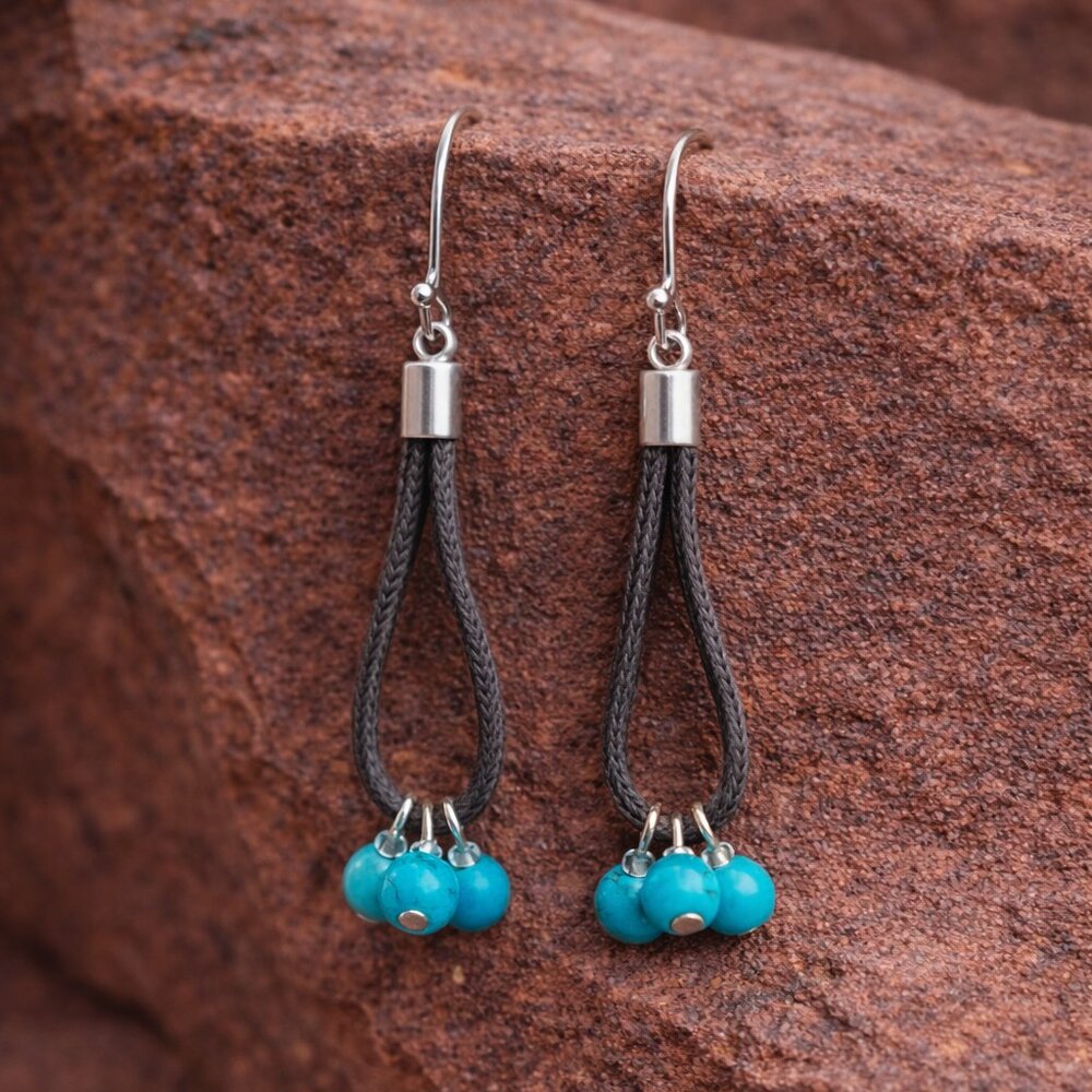 2 for $12 -Handmade adorable cluster drop earrings!
